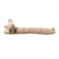 Preview: Textino Zugluftstopper Hund 'Lucky' 90 cm Whitecap Gray - Beige